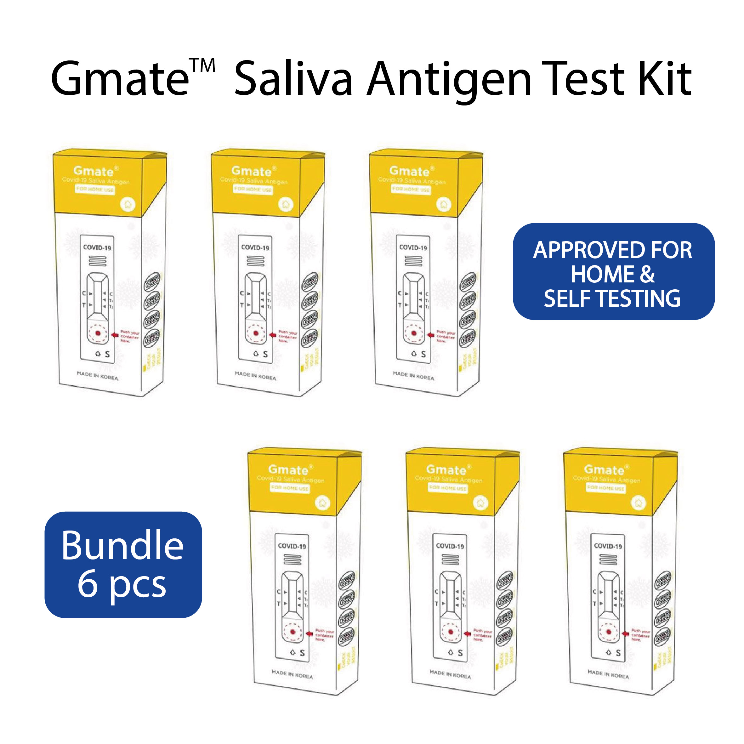 Gmate saliva home kit